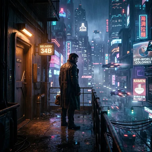 How does Blade Runner end?